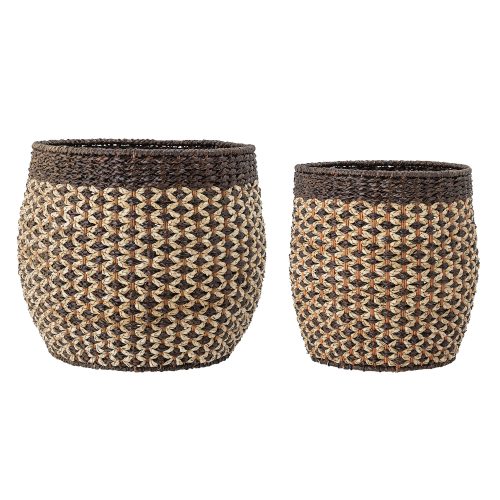 Basket, Multi-color, Pandan