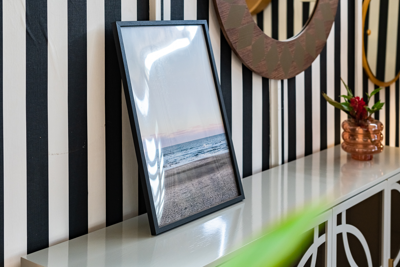 Frame Black MDF Ocean