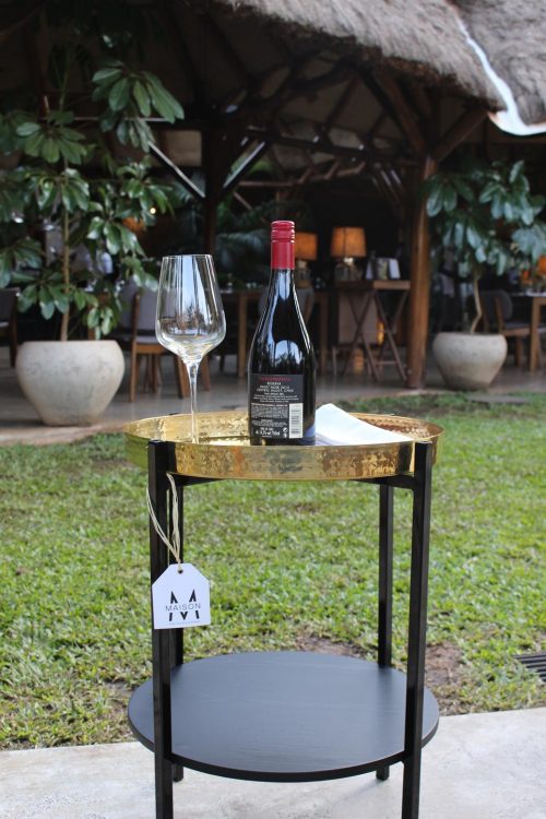 Diamond side table