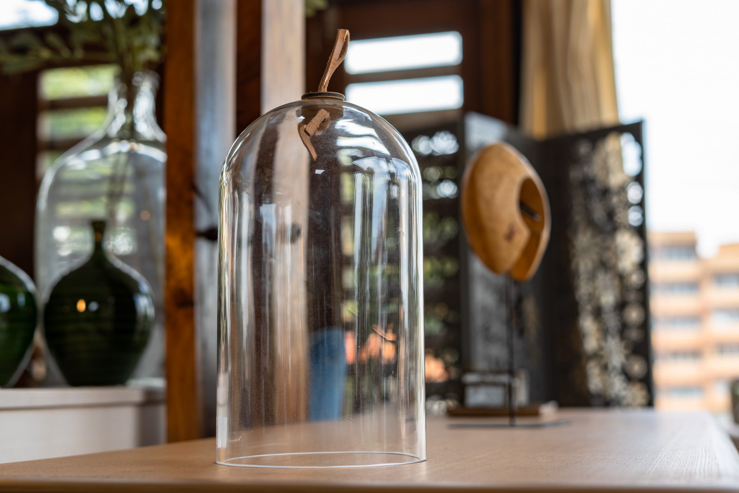 Deco Dome, Clear, Glass