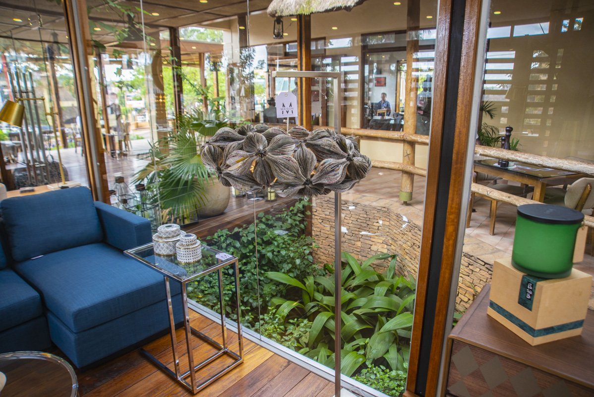 Newspaper floor lamp pumpkin