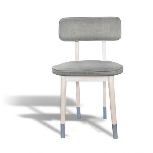 Plank Side Chair Grey Fabric