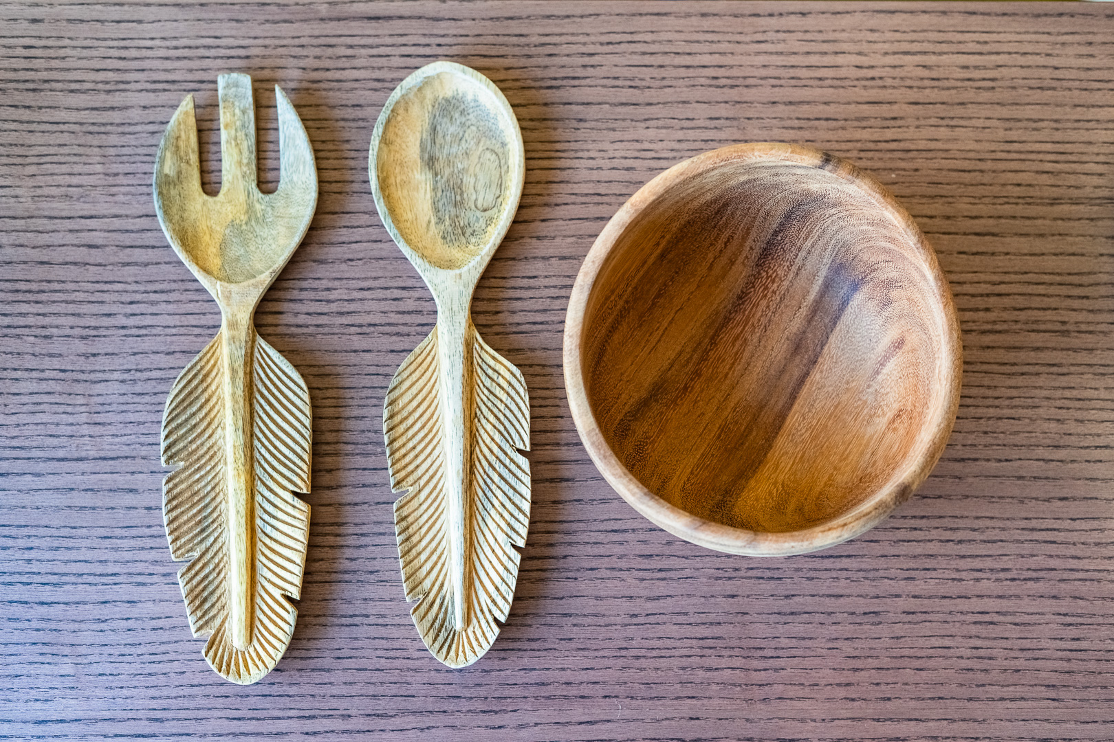 Salad Servers, Nature, Mango