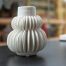 Vase, White stoneware