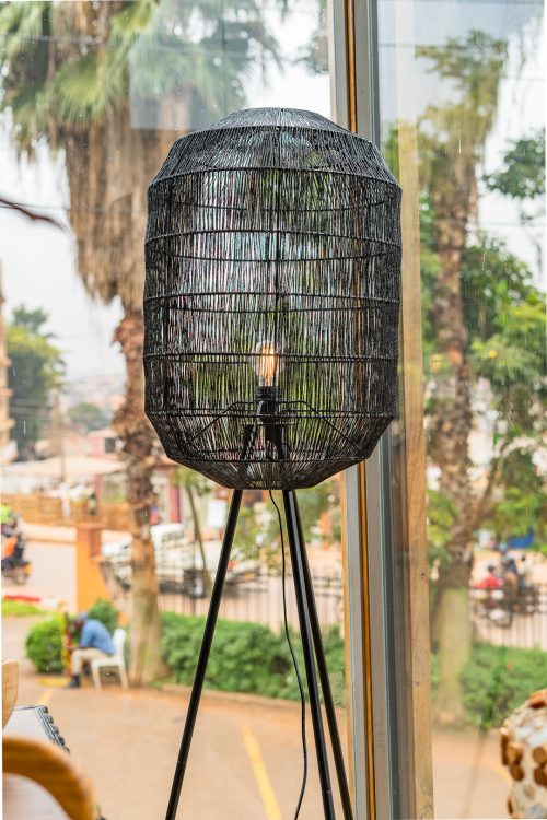 Floor Lamp , Black Metal
