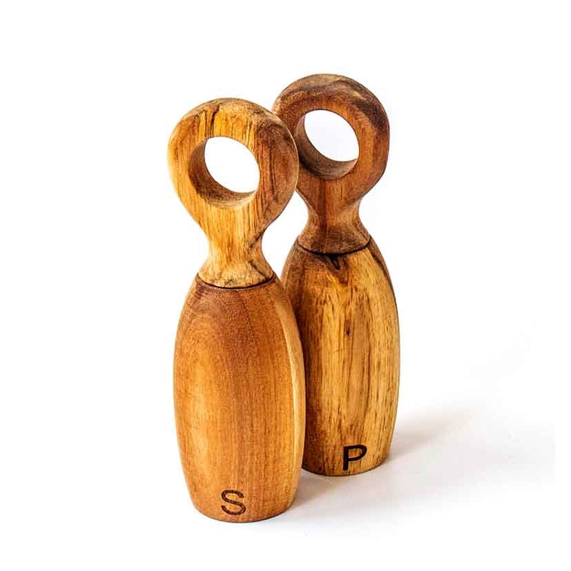 Salt peppermill brown Acacia