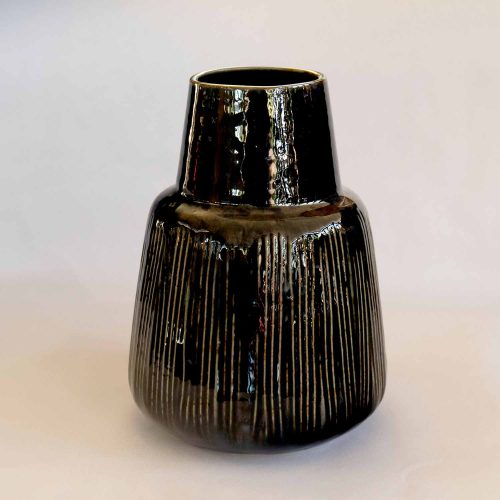 Vase, Blue, Stoneware