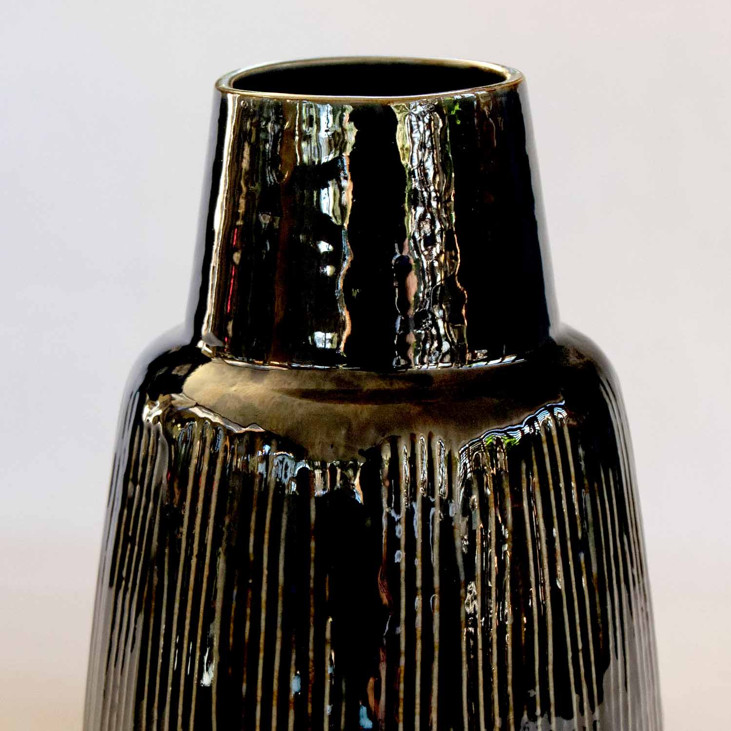 Vase, Blue, Stoneware