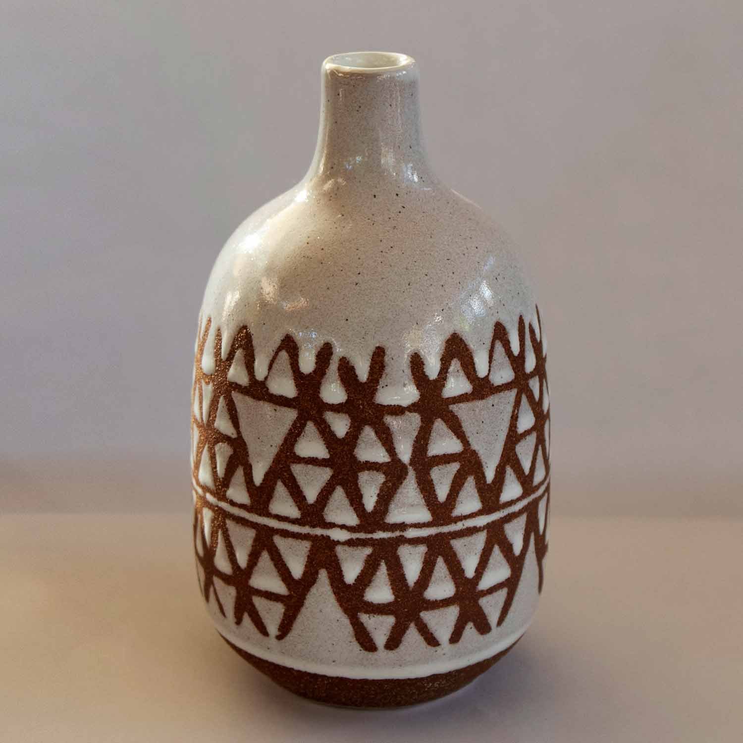 Vase, White, Stoneware