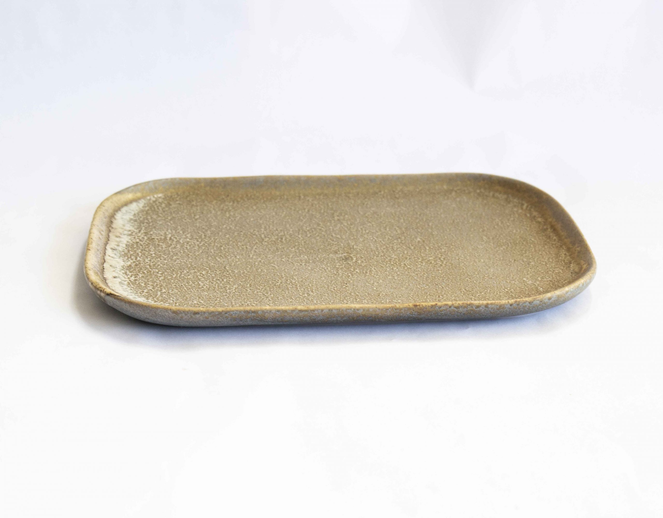 Addison plate multi-color stoneware