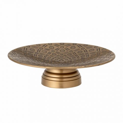 Cake Tray, Gold, Metal