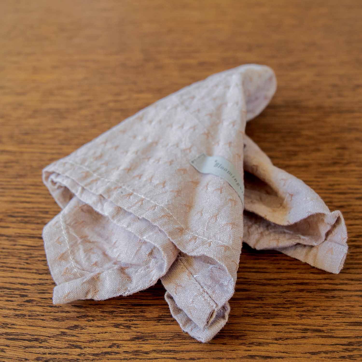 Napkin brown cotton @packet with 4 napkins