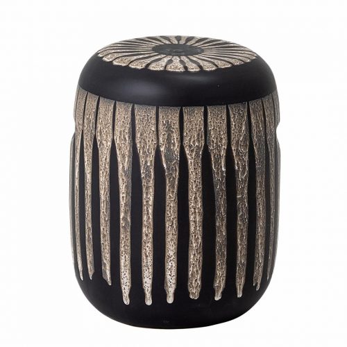 Stacey Stool, Brown, Stoneware