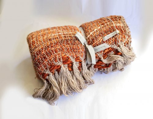 Throw orange acrylic