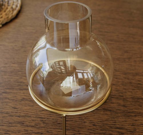 vase brown glass