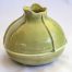 vase green stoneware