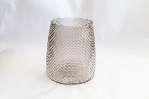 votive grey glass
