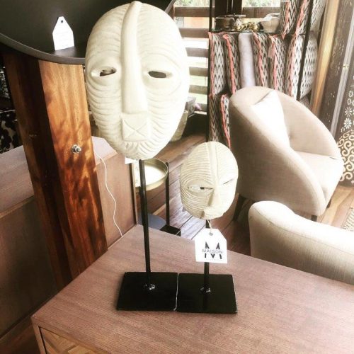 White mask